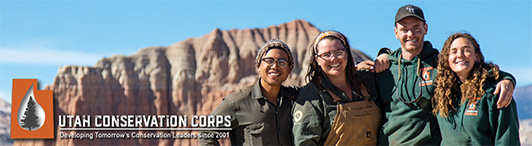 The Utah Conservation Corps has been Utah's largest environmental AmeriCorps program since 2001, completing service work on public lands, in communities, and with various organizations throughout the state.
