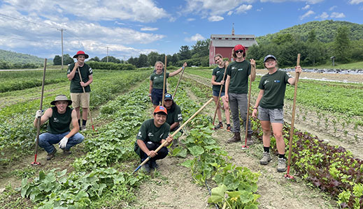 The Food and Farm Program empowers youth to unite with their community to address the complex issues of hunger, nutrition, food access, sustainable agriculture, and responsible land use.