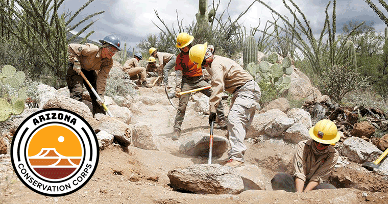 Arizona Conservation Corps programs build healthy and sustainable communities, a trained and experienced workforce and a nation of environmental leaders.