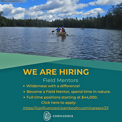 Working at Confluence is a terrific avenue for those who want to explore a career in therapeutic services, experiential education, mental health, social work, and/or agrarian living.