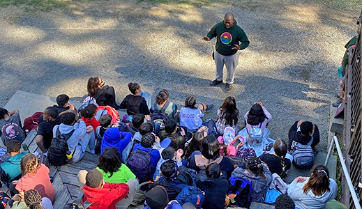 Program Naturalists create their own lesson plans-deciding when and where to deliver science, team building, spiritual and social/emotional curriculum provided by the program.