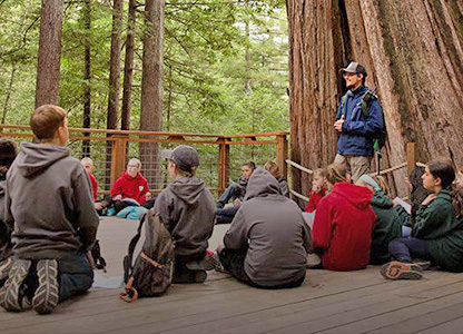 Each Naturalist is empowered to develop new material for activities that support the concepts of the program.