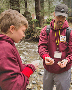 Each Naturalist is empowered to develop new material for activities that support the concepts of the program.