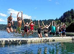 Camp Sealth’s waterfront on the Puget Sound offers a wide-variety of beach and water-based activity options.