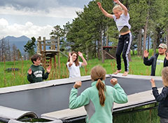 Colorado Mountain Ranch summer staff are instrumental in creating and implementing every aspect of ranch programs and activities, facility use, food service, construction projects and maintenance.