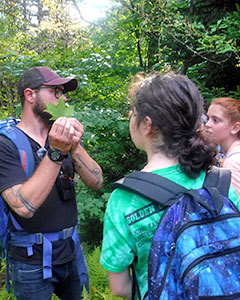 Wilderness-based programs offer participants the opportunity to go beyond the classroom through a combination of cooperative living, hands-on science activities, self-sufficiency, and group learning.