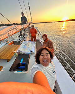 If you don't already know how to sail, they will teach you!