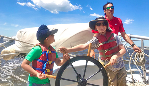 If you don't already know how, they will teach you to sail!