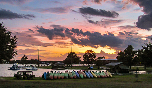 Enjoy all sorts of lake activities and awe-inspiring sunsets!