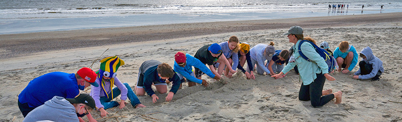 As a Burton 4-H Center Environmental Educator, you will enjoy a once in a lifetime experience working, living and playing on a barrier island full of life, just a short stroll from a beautiful beach, and 15 miles to historic downtown Savannah, Georgia.