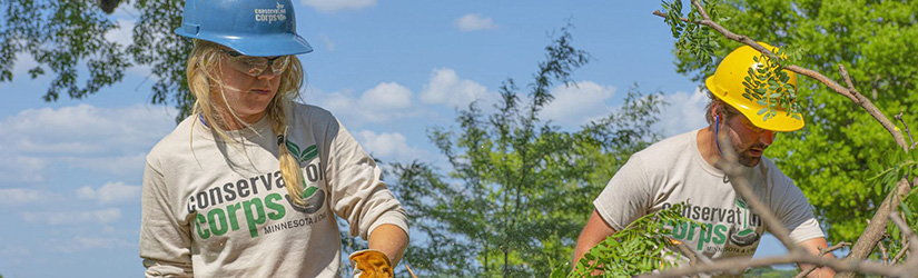 Spend a season or year outdoors conserving natural resources, gain field experience and make a difference with the Conservation Corps MN & IA!