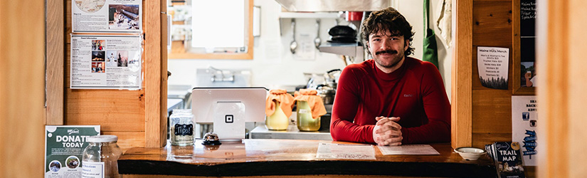 Maine Huts & Trails winter hut crew work together as a small team to deliver backcountry hospitality and create memorable experiences for outdoor enthusiasts of all ages.