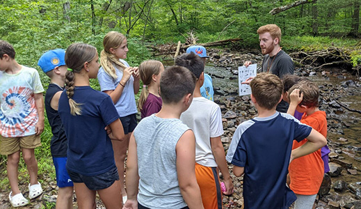 Environmental Education Interns become an integral part of the staff and are encouraged to participate in all aspects of the center's operation.