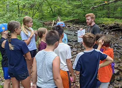 Shaver's Creek Environmental Education Interns become an integral part of the staff and participate in all aspects of the center's operation.