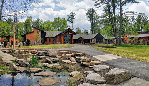 Entrance to the Visitor's Center.